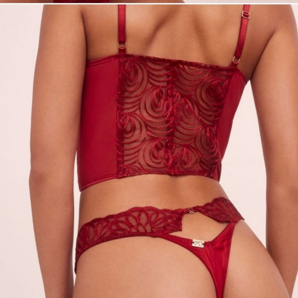 For Love and Lemons Bustier and Panty Set